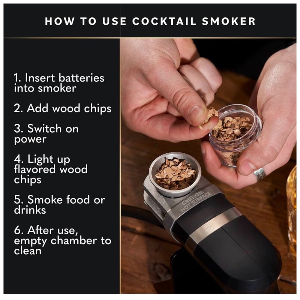 Cocktail Smoker Kit .. New In Box … - Picture 2 of 6